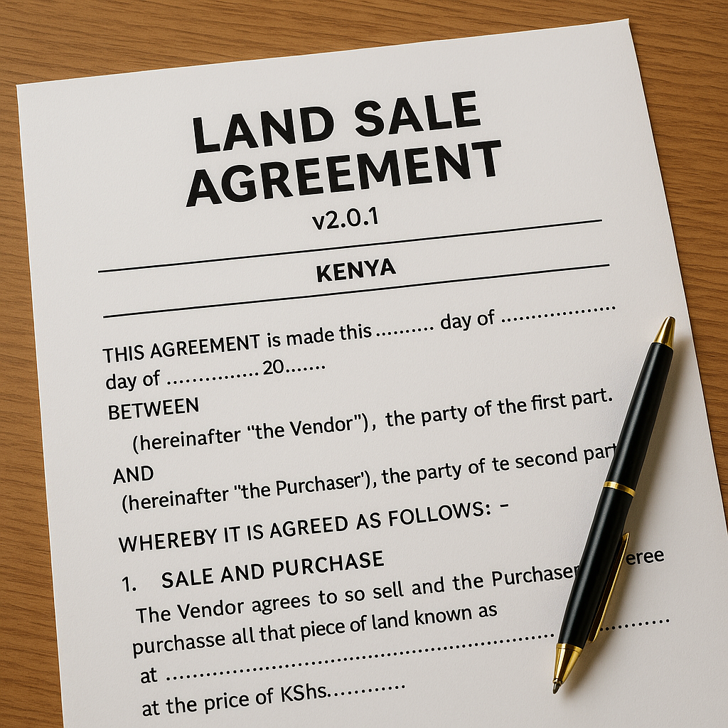 LAND SALE AGREEMENT v2.0.1 LAND SALE AGREEMENT v2.0.1